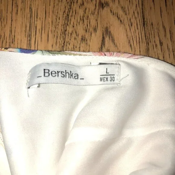 Bershka Floral Spaghetti Strap Romper Large - Picture 5 of 6